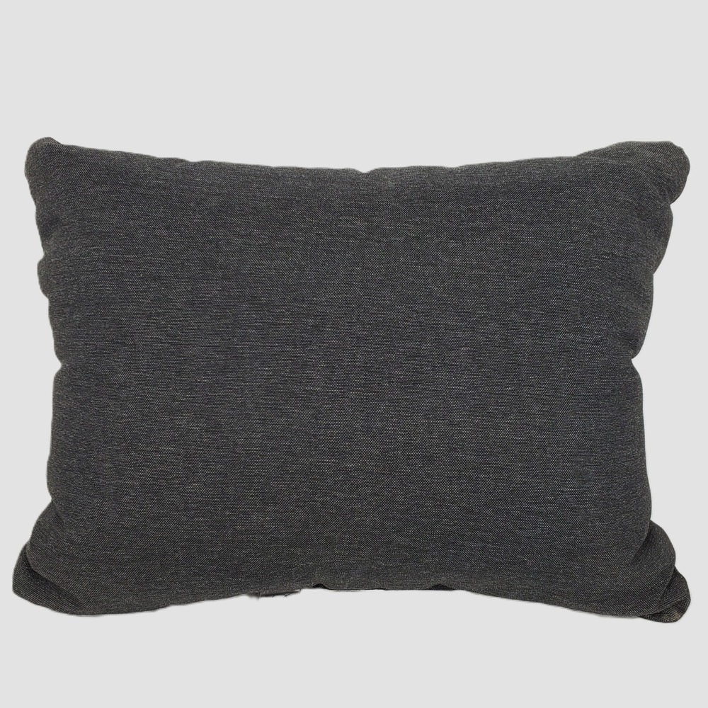 Project 62 Bangor Chair‎ Cushion Dark Gray Black Textured Pillow Indoor Outdoor